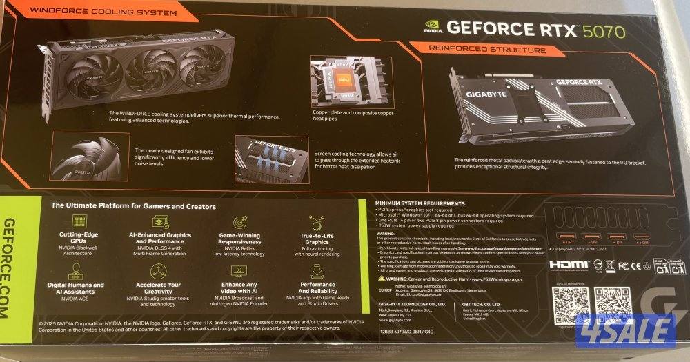 GIGABYTE GeForce RTX 5070 Card1