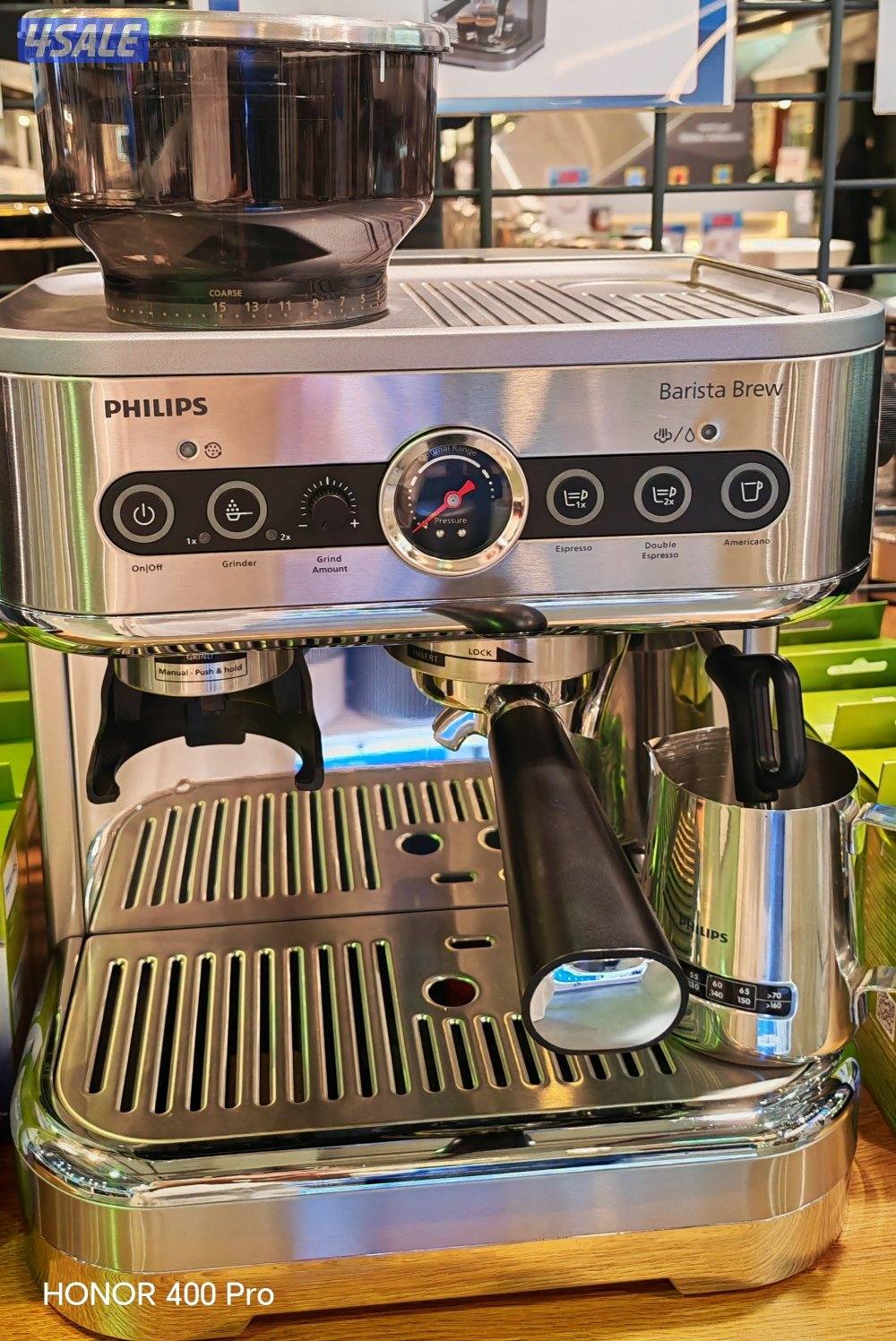 مكينة قهوة فيلبس جديدة بالكرتون غير مستعملة احترافية صناعة أوربية0