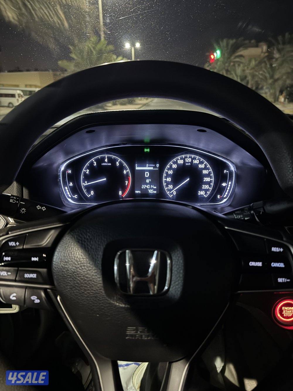 اكورد 2021 الفل ماعدا الفتحه تشغيل عن بعد سناسر السياره محشومه5