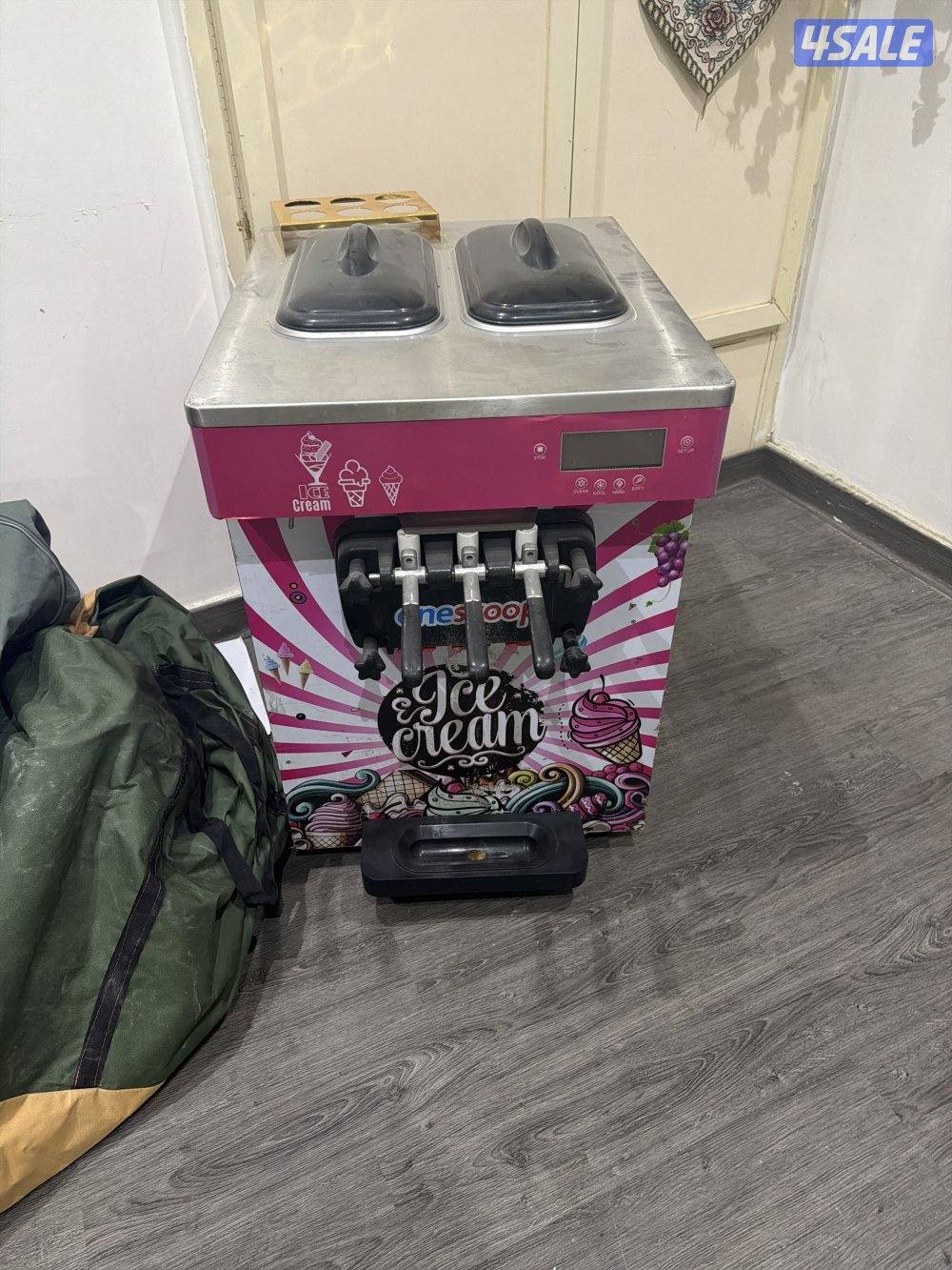 ماكينه ايسكريم جيده شله جديده0