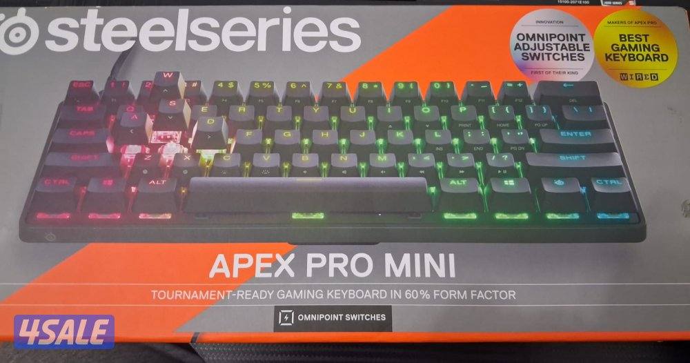 SteelSeries Apex Pro Mini Wired – Like New – 2 Months Use0
