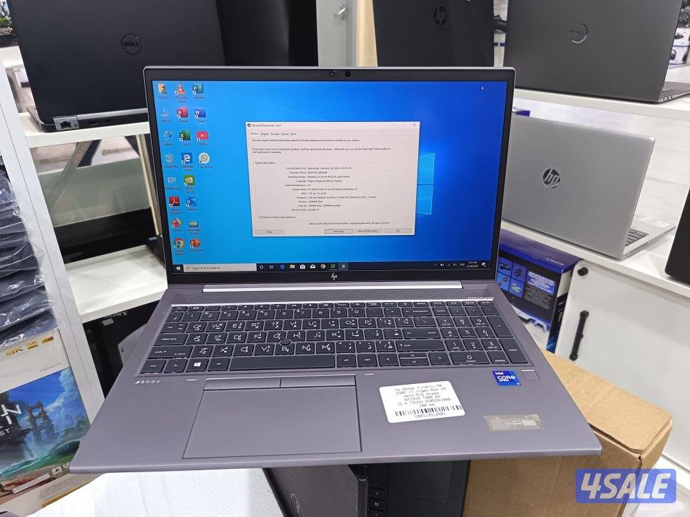 hp ZBook fairy fly G8 Touch screen core i7 11Th Ram 16 Hard ssd جيل ١١6