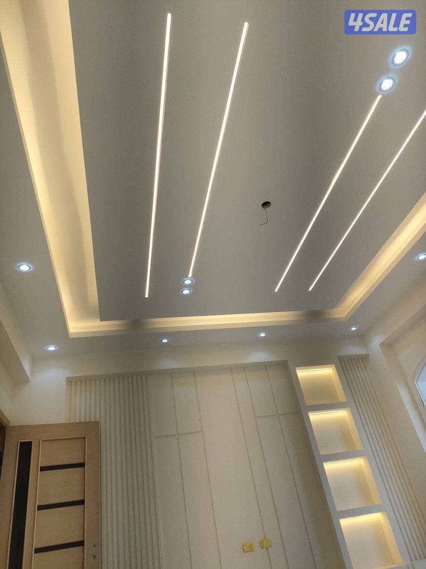 ديكور جبس بورد اسقف قاطع بارتيشن جبس بورد اسمنت بورد اصباغ بديل خشب9