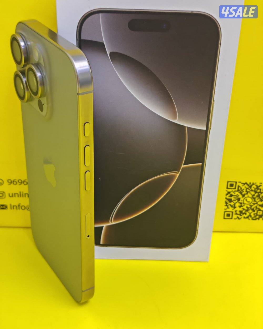 iPhone 16 Pro 256GB Natural – Battery 100% ايفون 16 برو مستعمل كالجديد2