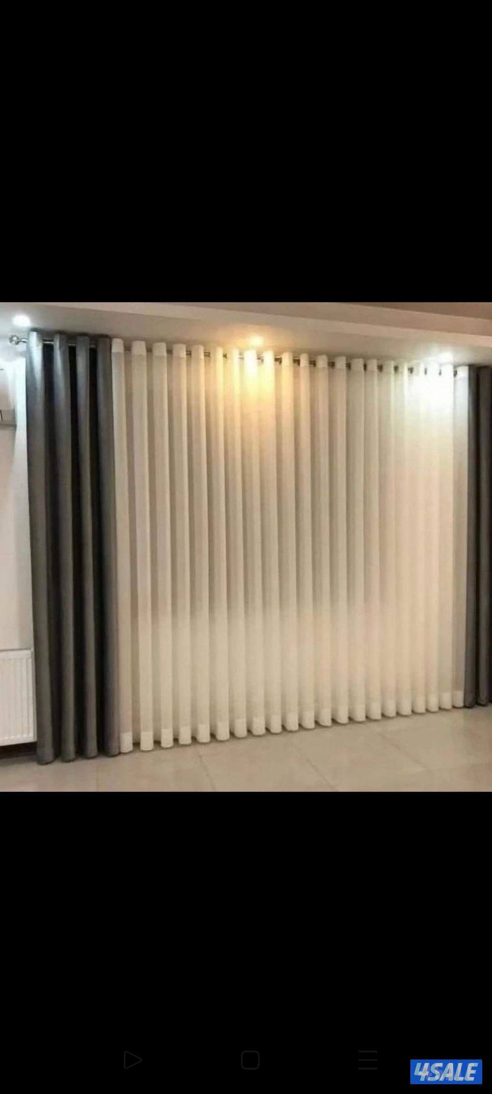 تنجيد وتفصال جميع انواع الستائر3