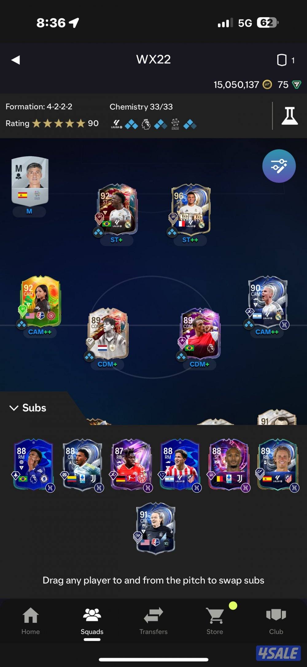 مبابي السنه و 20 مليون كوينز 🔥2