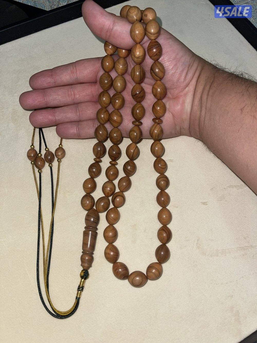 مسباح خشب الزيتون خراطة ورشة العصملية2