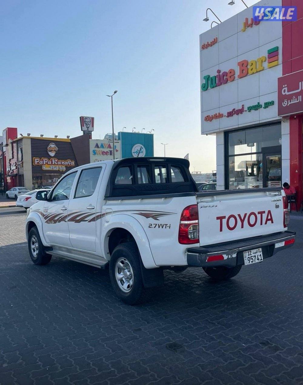 هايلكس ٢٠١٤ دبل جير تماتيك بحاله الوكاله عداد ٩٤ الف1