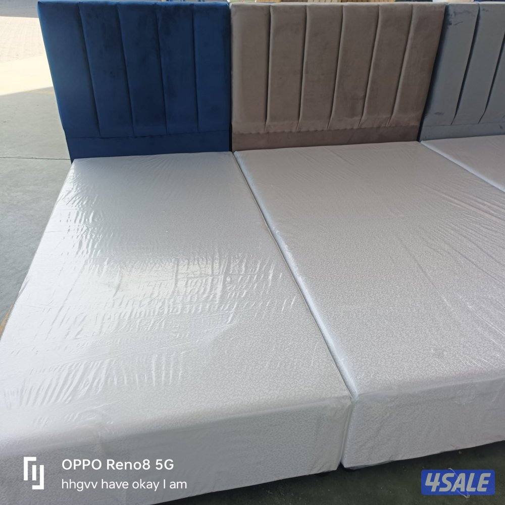 سرير سنجل +سرير دبل سرير  جميع القياسات دواشق طبيه جميع القياسات مخده8