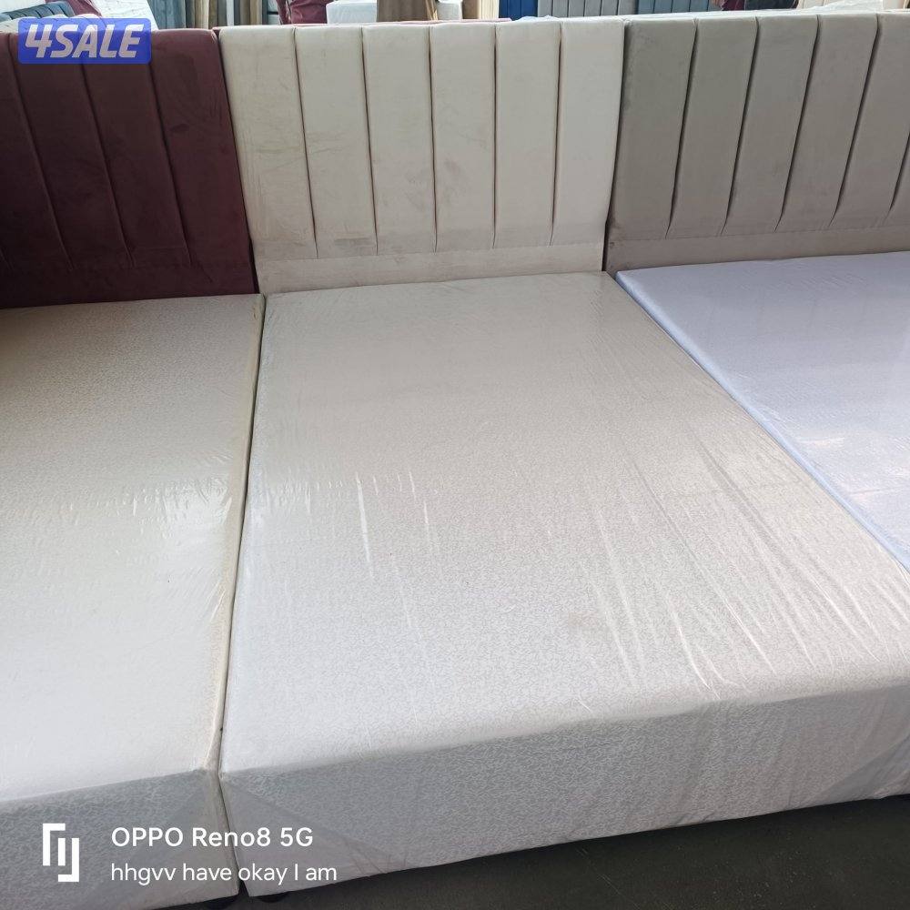 سرير سنجل +سرير دبل سرير  جميع القياسات دواشق طبيه جميع القياسات مخده10