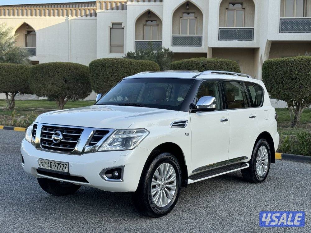 نيسان باترول بلاتنيوم موديل 2016 بحاله الوكاله شرط الفحص0