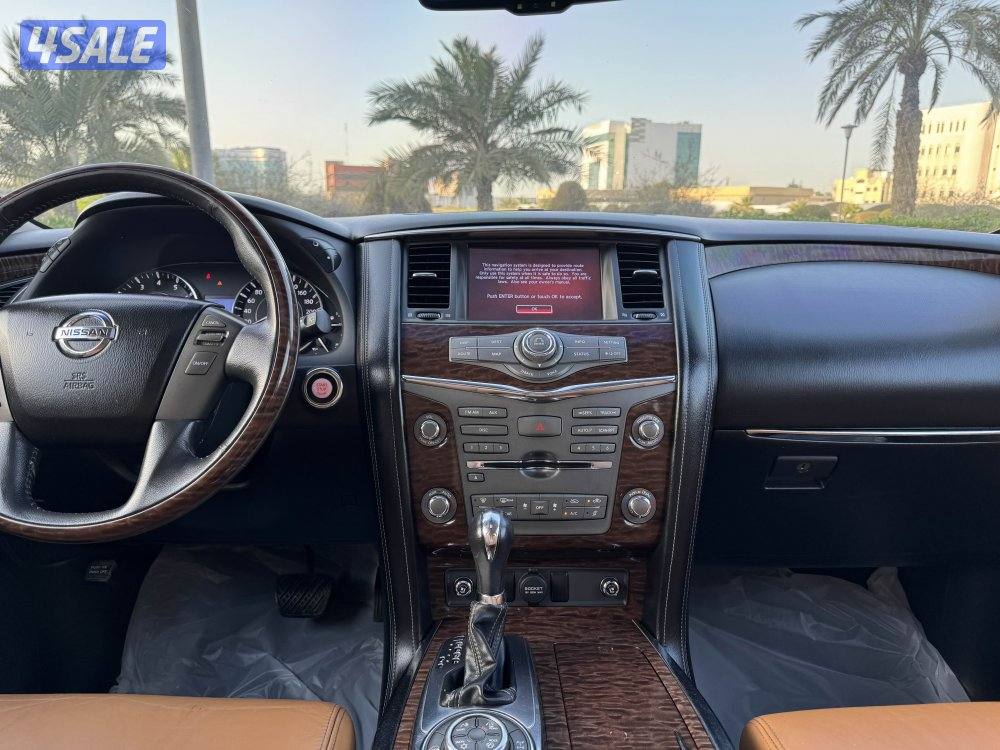 نيسان باترول بلاتنيوم موديل 2016 بحاله الوكاله شرط الفحص9