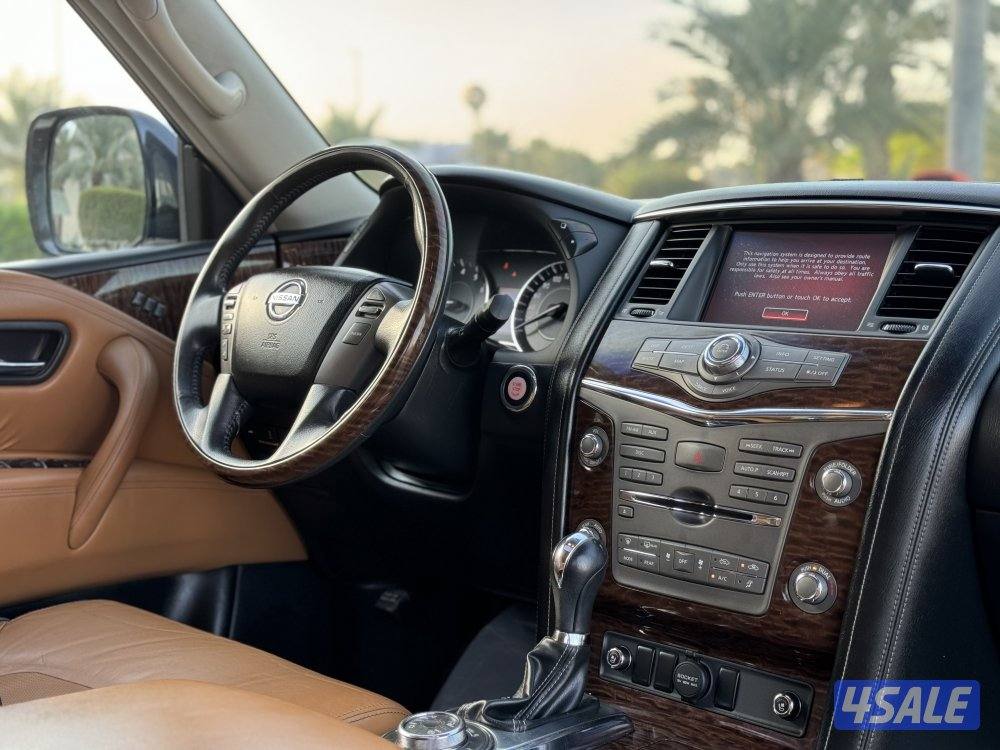 نيسان باترول بلاتنيوم موديل 2016 بحاله الوكاله شرط الفحص13