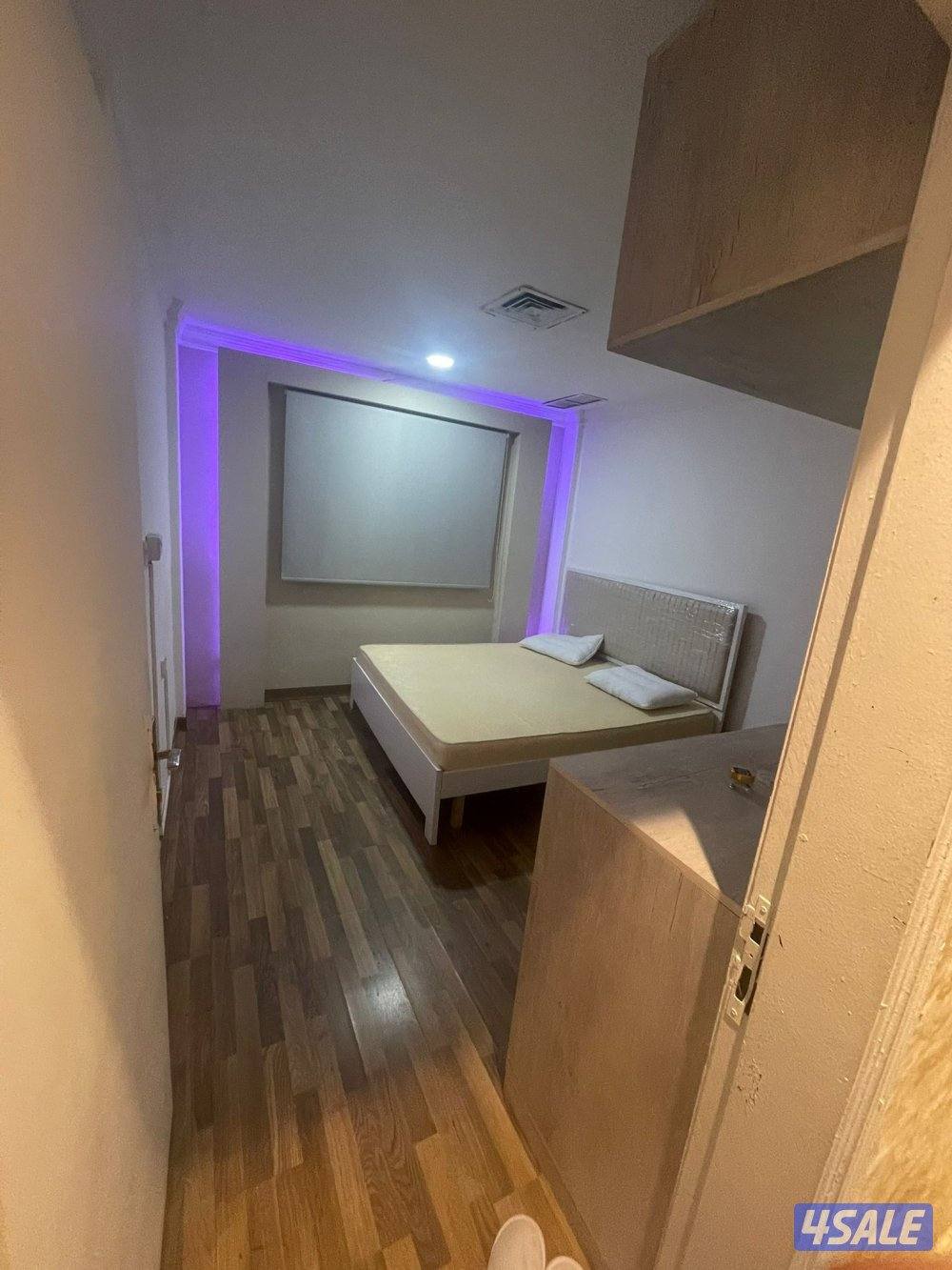 شقةايجارغرفةصالةحمام مطبخ تشطيب جديد تكيف سنترال باااارد مصافط متوفرة8