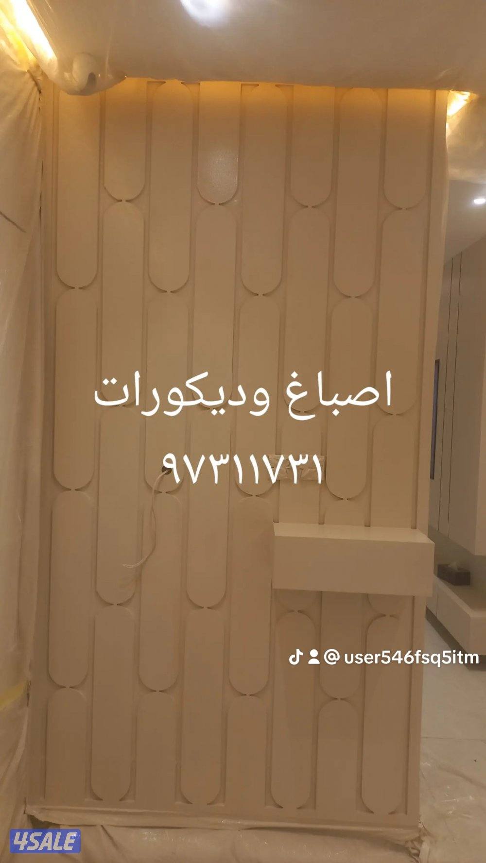 اثاث الديكور والزينه جبس بورد واصباغ وباركيه2