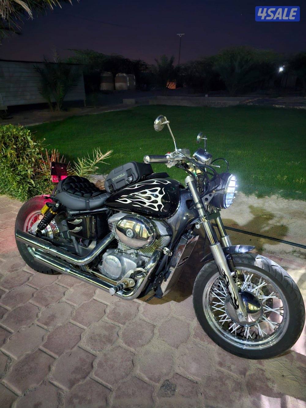 للبيع هوندا شادو كستم بوبر ستايل شرط الفحص موديل 1999 ماشي 30000 فقط0