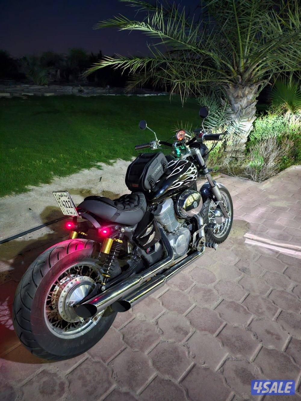 للبيع هوندا شادو كستم بوبر ستايل شرط الفحص موديل 1999 ماشي 30000 فقط6