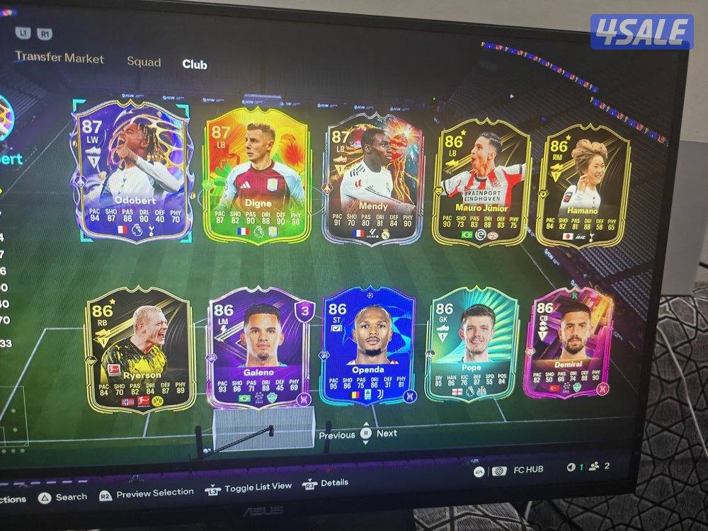 للبيع حساب فيفا fc 26  بقيادة مبابي السنة فيه كوينز مليونين 400 الف4