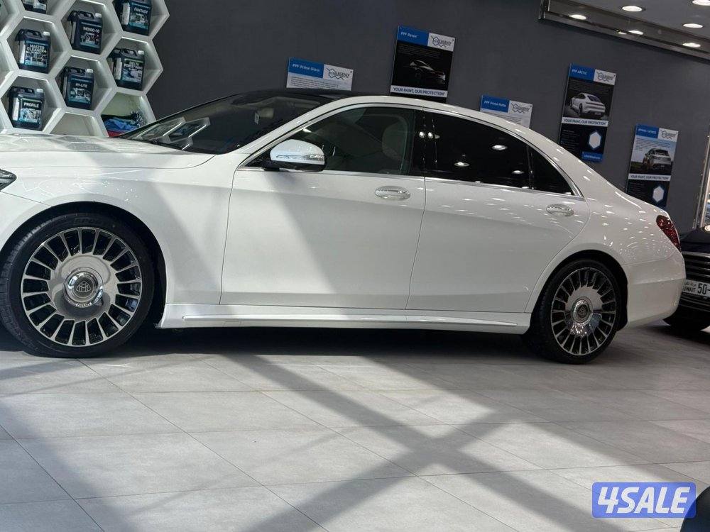 مرسيدس اس ٤٠٠ اس ابيض داخل بيج وكالة قطر له ملف في البشر ماشي ١٥٥ كيلو4