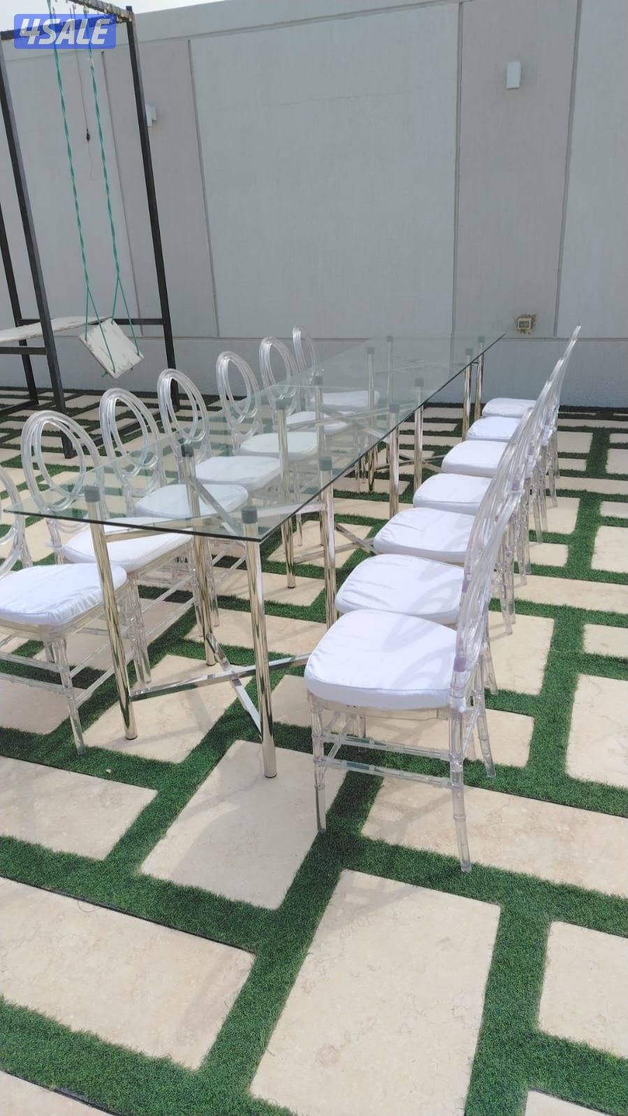 تأجير كراسي وطاولات وزينه وخدمات ضيافة وجميع مستلزمات4