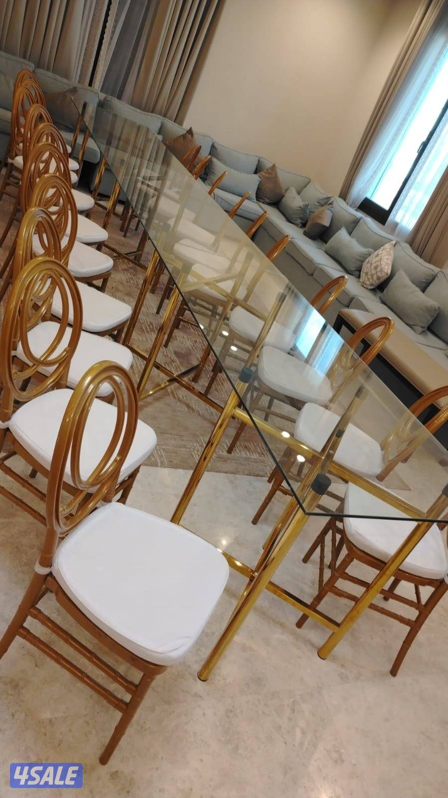 تأجير كراسي وطاولات وزينه وخدمات ضيافة وجميع مستلزمات6