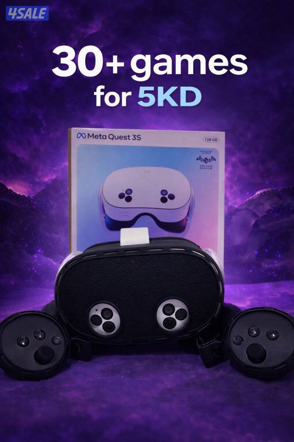 تنزيل اكثر من٣٠ لعبه meta quest 3s0