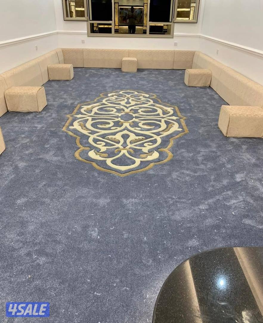 كل مايخص الديوانيات لدينا قنفات مساند بغلي وسعودي نغشات حفر يدوي سجاد8