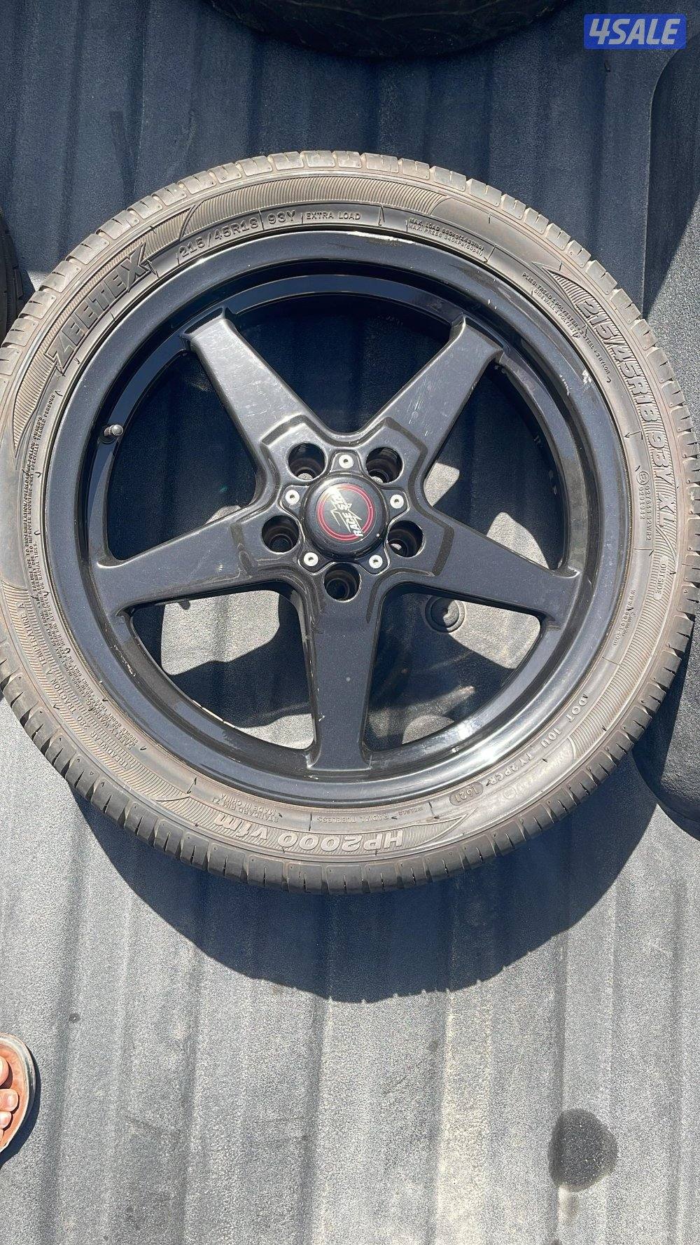 البيع رنقات ولد ستار سود معا 4 سبرتقات موستنق2002 لى 20040