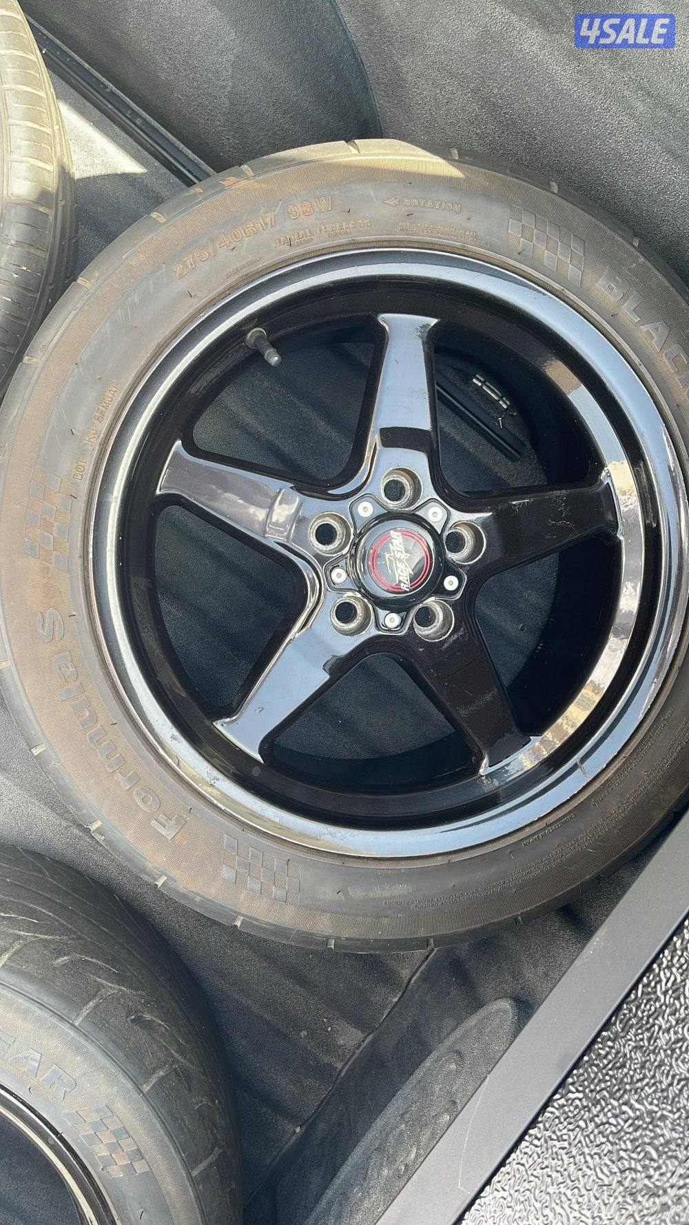 البيع رنقات ولد ستار سود معا 4 سبرتقات موستنق2002 لى 20041