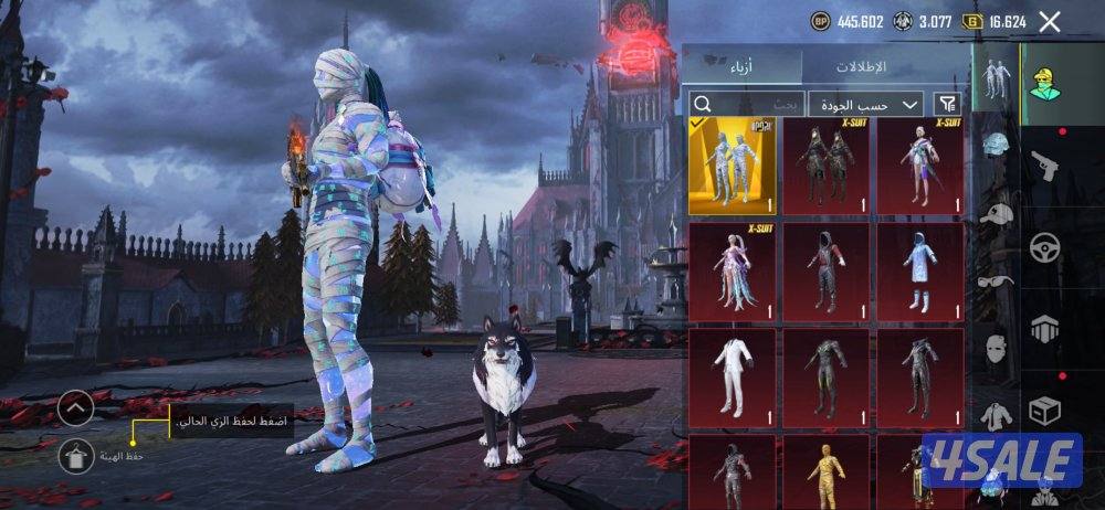 بيع حساب بابجي العالميه3