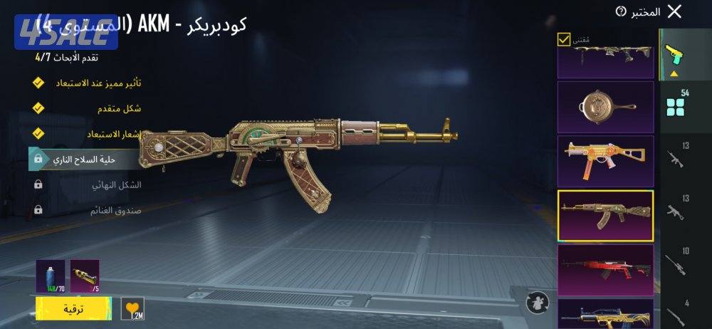 بيع حساب بابجي العالميه11