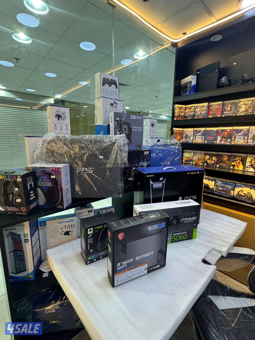 محل سوني 4،5 ننتندو سويتش 1،2 واكس بوكس واكسسواراتهم0