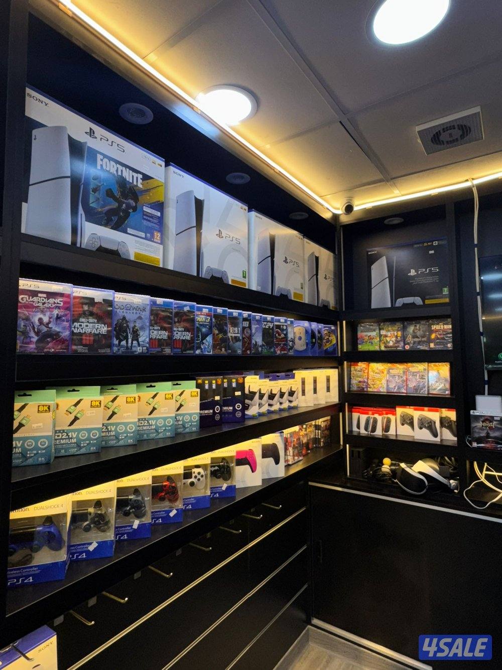 محل سوني 4،5 ننتندو سويتش 1،2 واكس بوكس واكسسواراتهم4