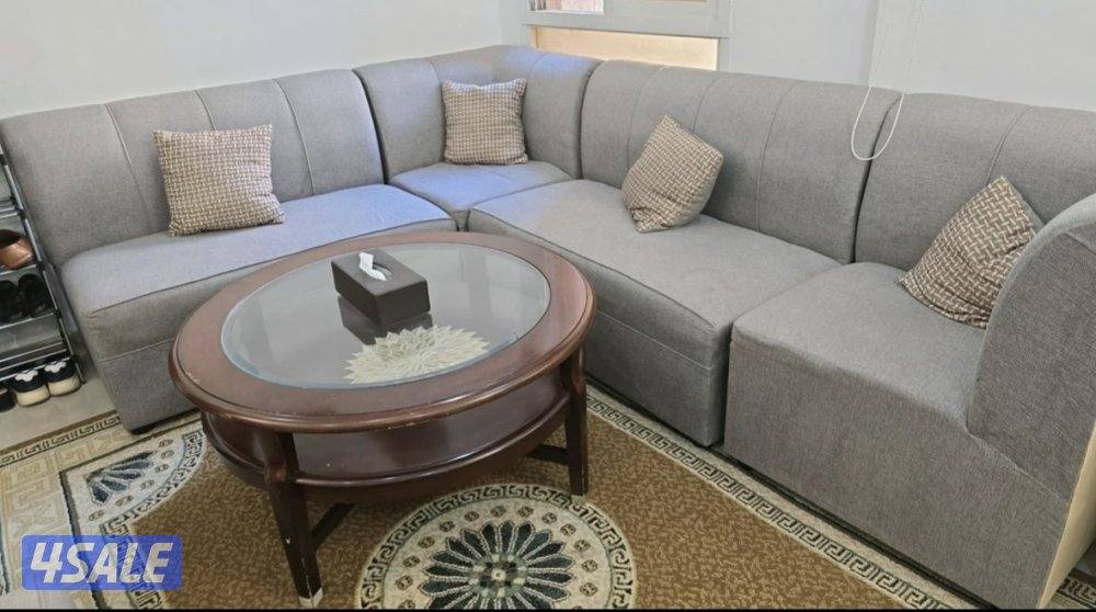 8 seater Sofa with 3 tables0