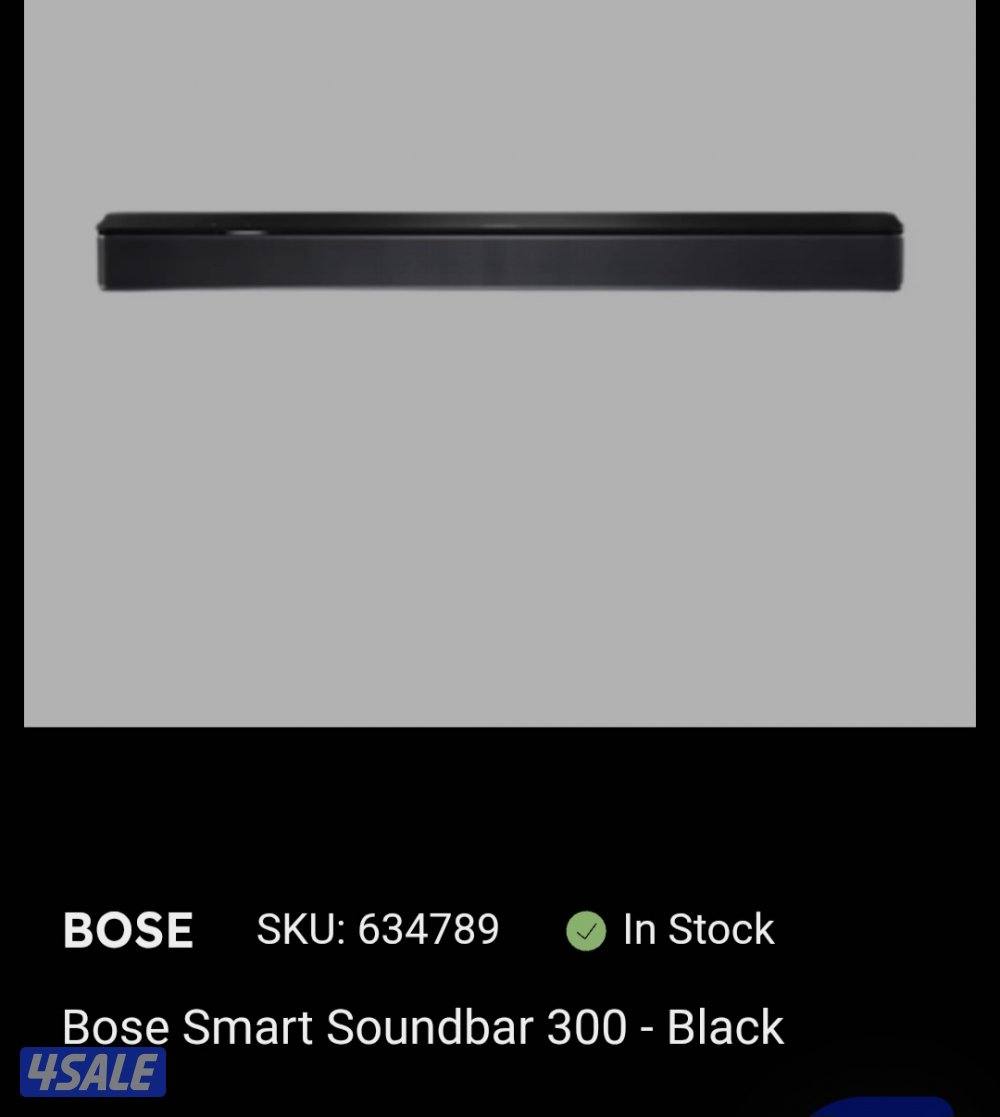 العنوان: فرصة: Bose Smart Soundbar 300 - (جديد كلياً لم يستخدم)3