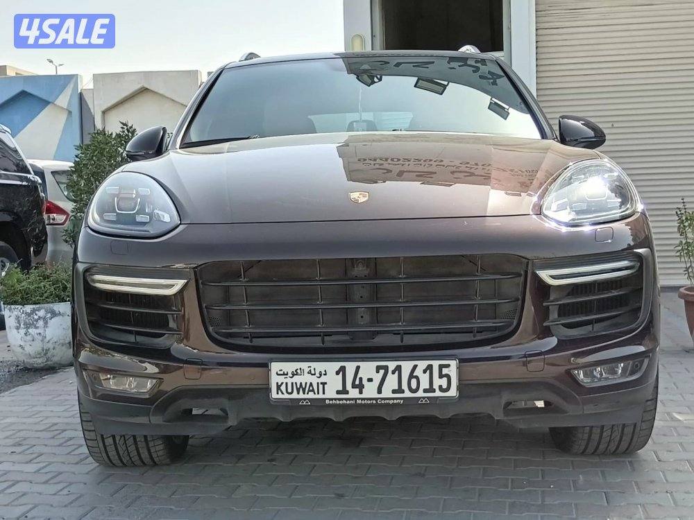 بورش كايين ٢٠١٥ عداد ٩١ ألف شرط الفحص قير مكينه شاصي البدي مصبوغ ٣ قطع0