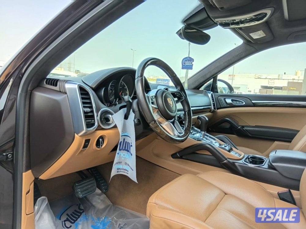 بورش كايين ٢٠١٥ عداد ٩١ ألف شرط الفحص قير مكينه شاصي البدي مصبوغ ٣ قطع8