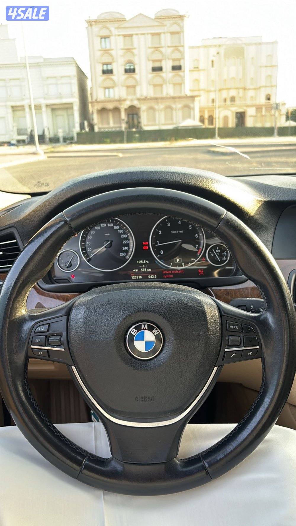 للبيع BMW520i وارد الغانم المالك لاول ماشي 1254