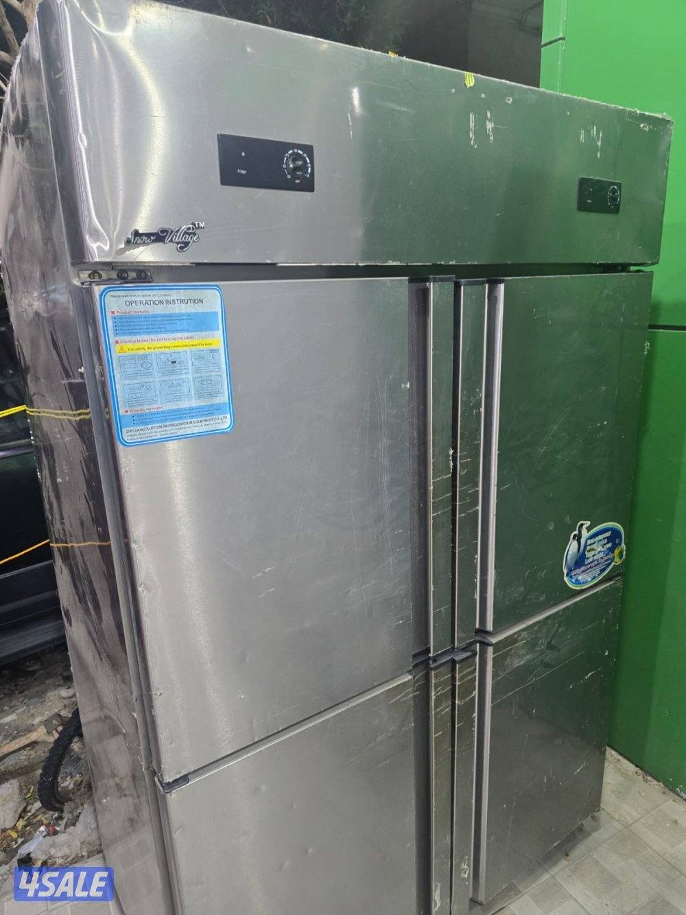 ثلاجه استيل للمطاعم ومحلات العصير والتجهيزات الغذائية1