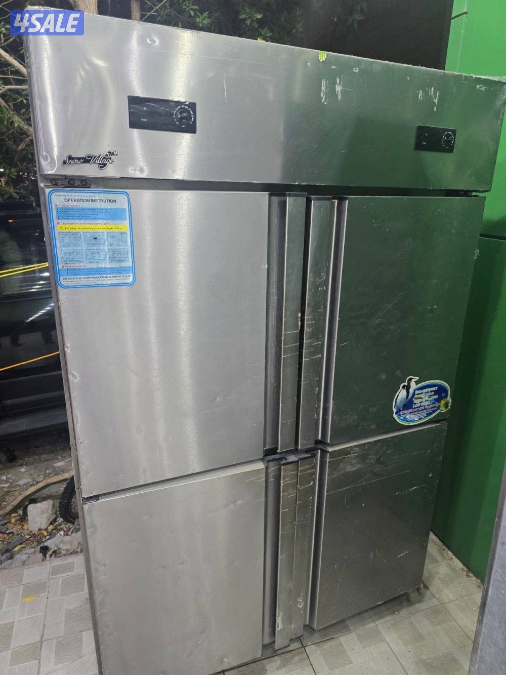 ثلاجه استيل للمطاعم ومحلات العصير والتجهيزات الغذائية3