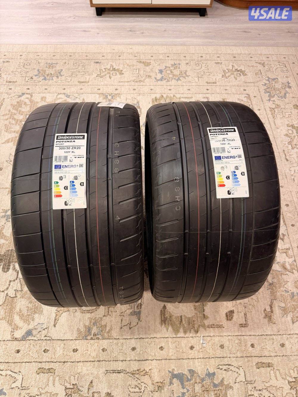 NEW Potenza Sport Bridgestone RunFlat Tires 2pcs set0