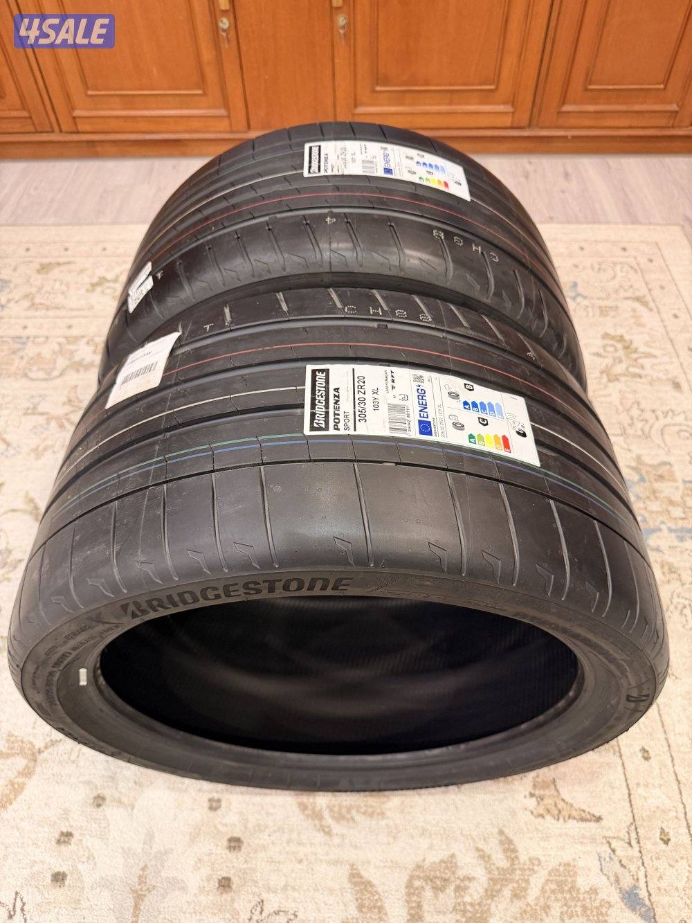 NEW Potenza Sport Bridgestone RunFlat Tires 2pcs set6