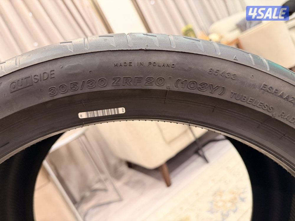 NEW Potenza Sport Bridgestone RunFlat Tires 2pcs set8