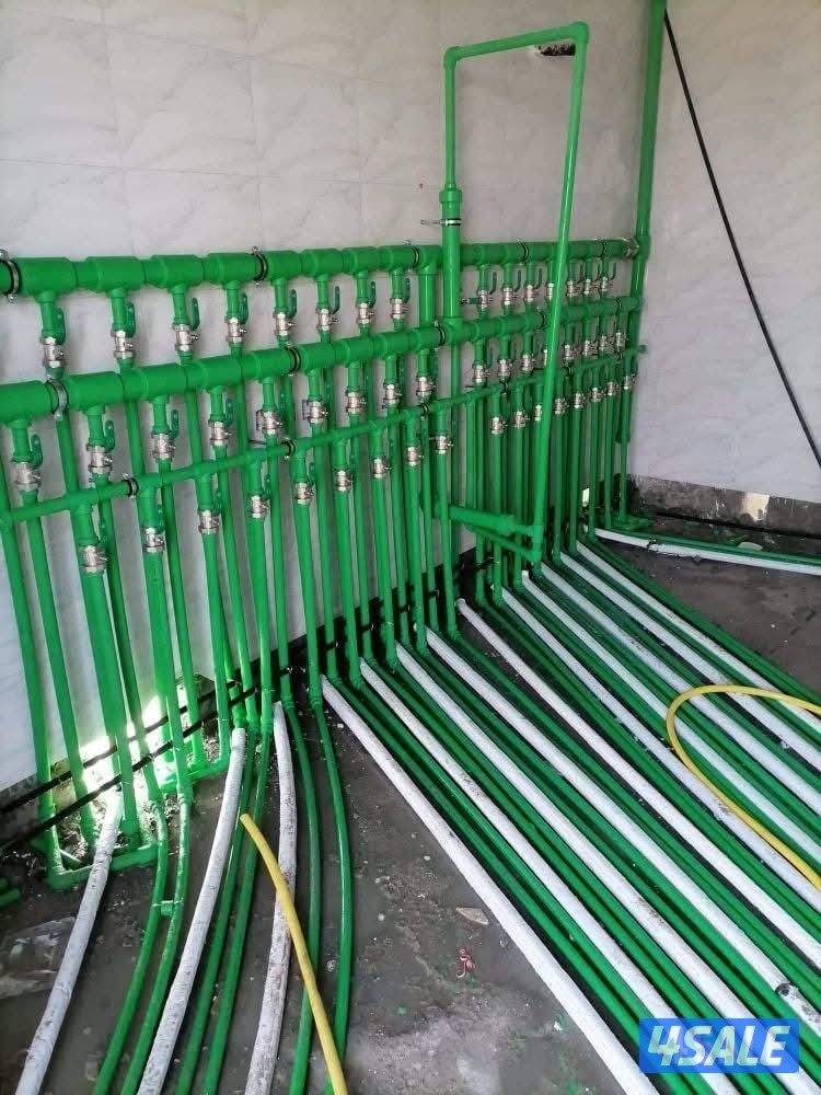 معلم صحى تمديد قسايم تشطيب أبيض تركيب أحدث الاكسسوارات الحمامات خدمه244