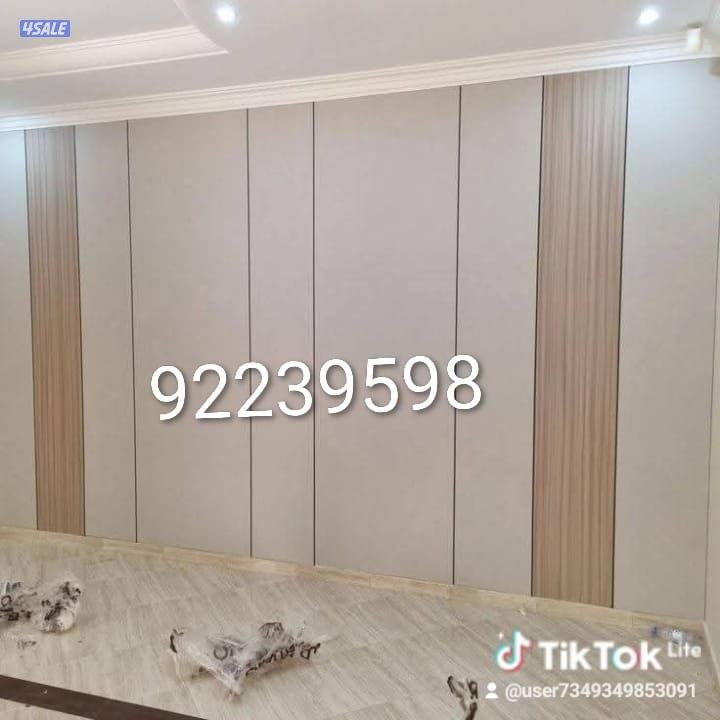 اعمال ديكورات وابواب عازل و جبسم بورد وصبغ13