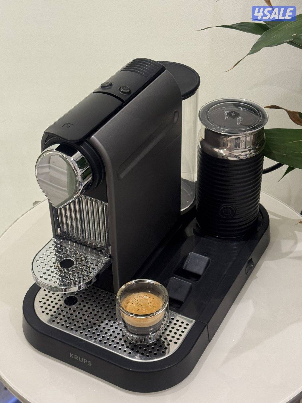 مكينه قهوه مع جهاز حليب2