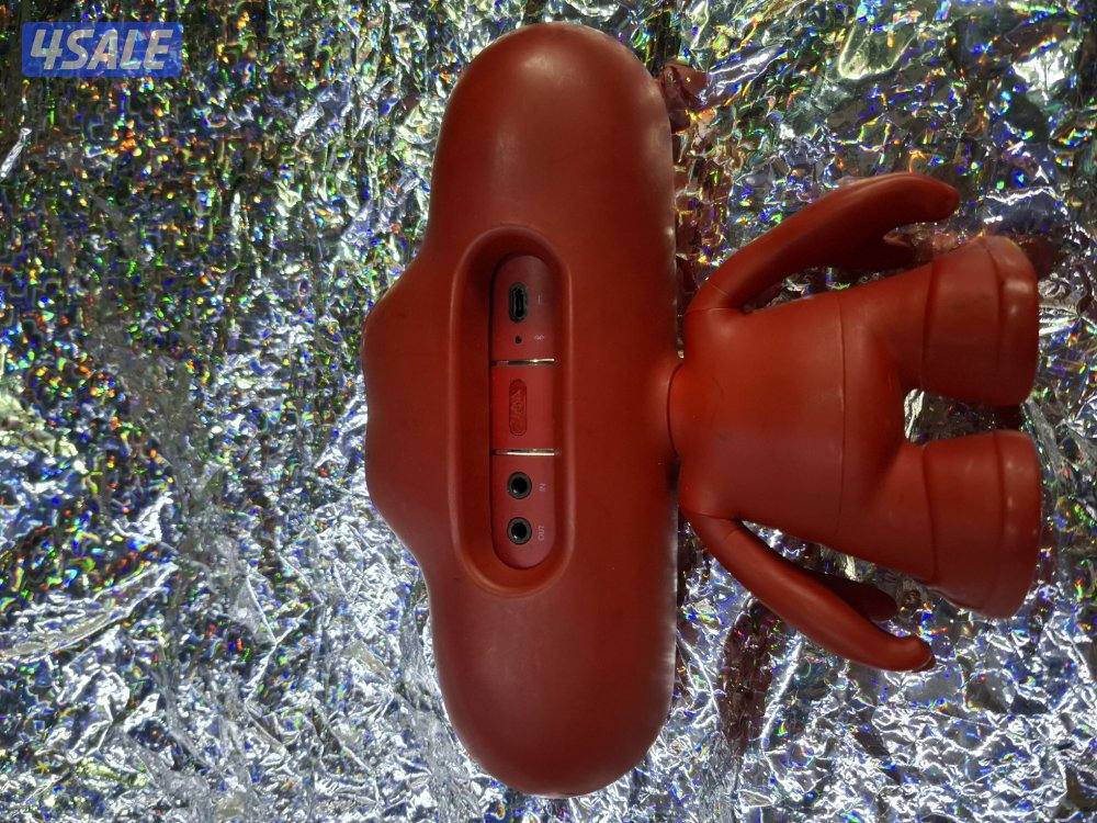 BEATSPILL BLUETOOTH SPEAKER RED WITH BEATSPIL STAND TOY3