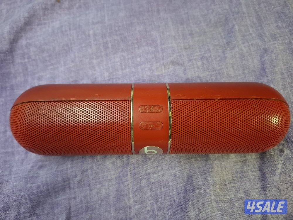 BEATSPILL BLUETOOTH SPEAKER RED WITH BEATSPIL STAND TOY7