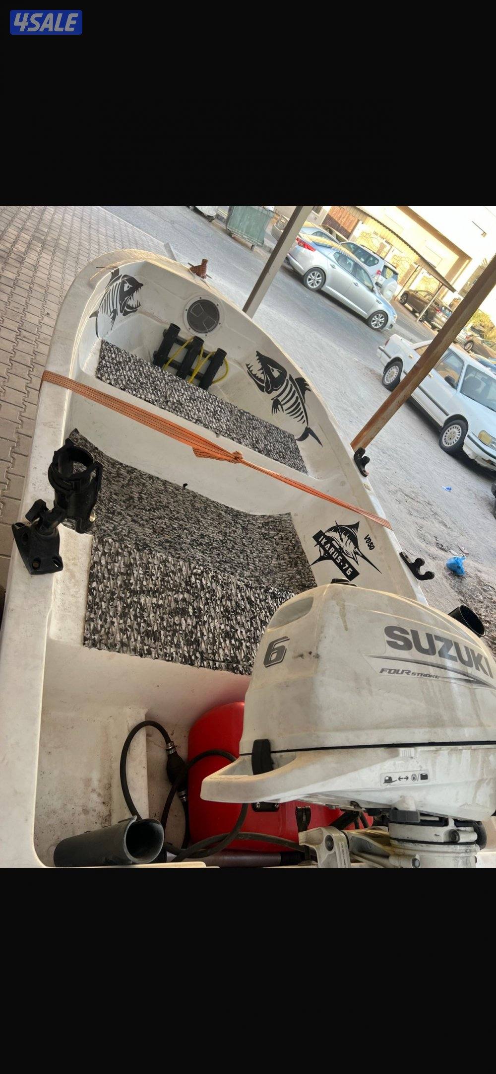 للبيع ماشوه ١٠ قدم مع مكينة ٦ حصان1