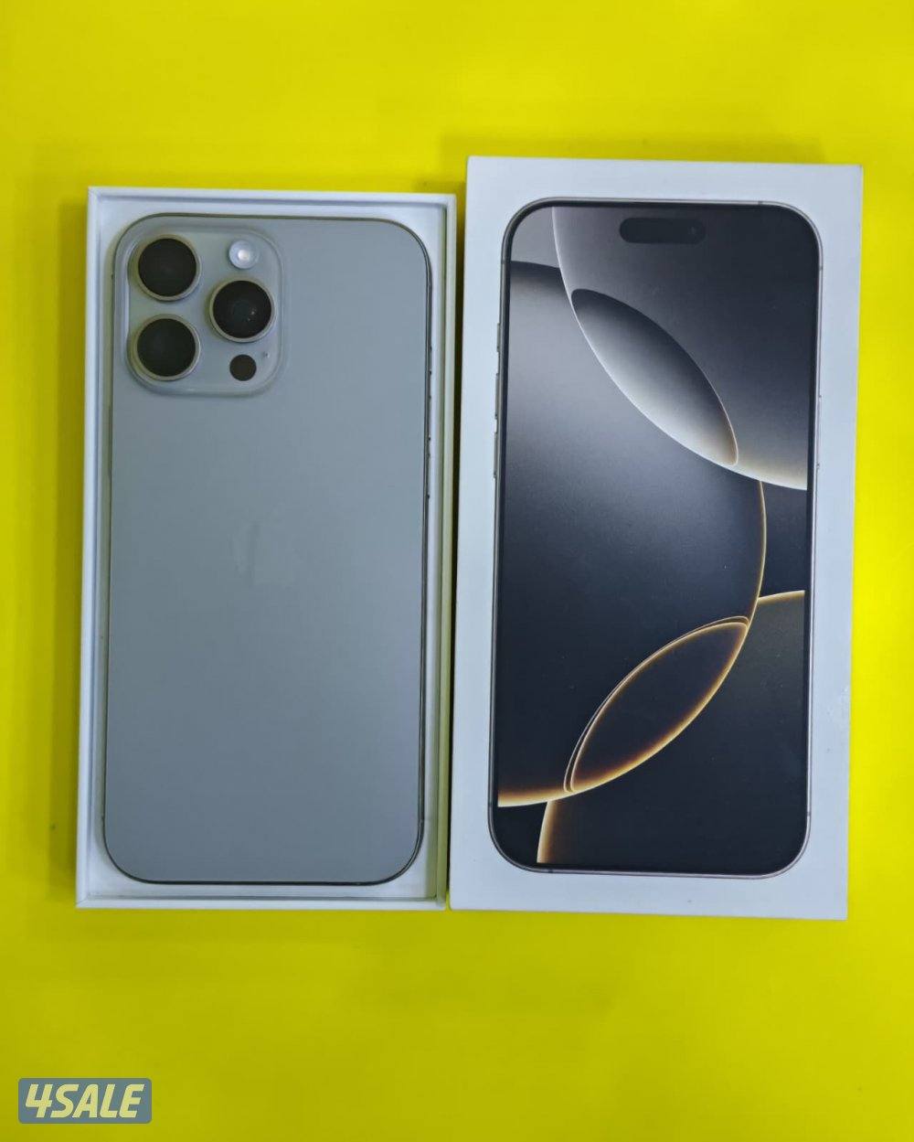 iPhone 16 Pro Max 256GB Natural – 99% ايفون 16 برو ماكس مستعمل كالجديد0
